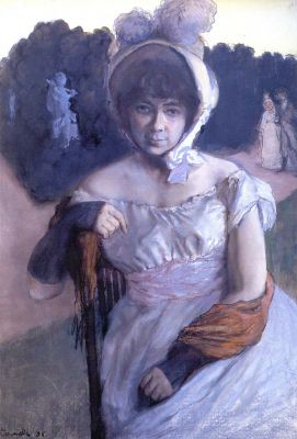 К. Сомов. Портрет А.К. Бенуа. 1896