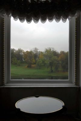 Павловск. Панорамное окно во дворце
