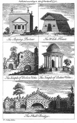 Фиксационная графика. Стоу. Виды храмов и других декоративных зданий (Лондон, 1750)