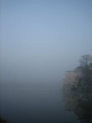 Петергоф. Ольгин остров в тумане