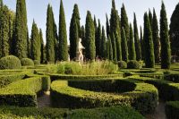 Сад дворца Джусти в Вероне