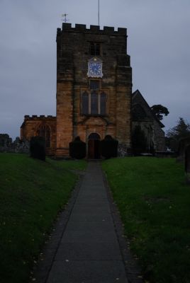 Церковь на закате