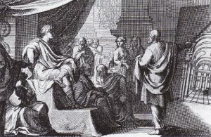 Витрувий и император Август. Гравюра XVIII в.