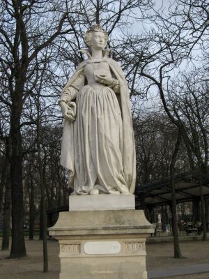 Статуя Марии Стюарт в Люксембургском саду, Париж