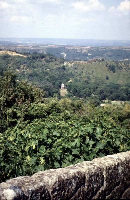 Бомарцо. Вид на парк от замка Пьерфранческо Орсини